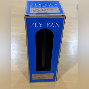 Bernini Fly Fan Soft-Touch Blade Hang or Stand Keep Flies Away From Food new